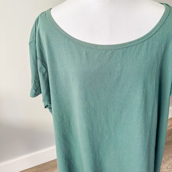 Adore Me Teal Green Lounge Top - Picture 4 of 8